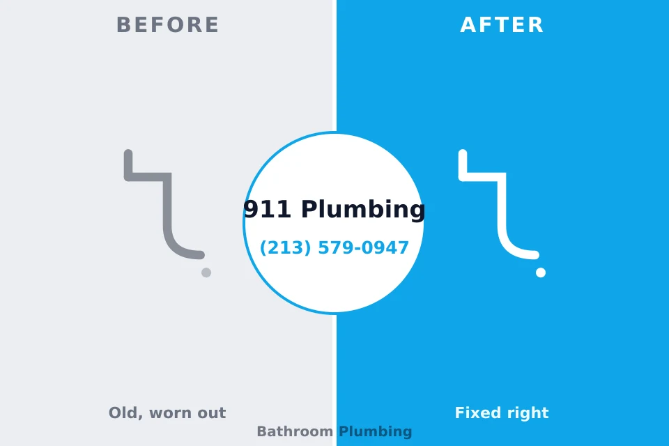 Before and after: plumbing repair Ridge Wood Heights, FL